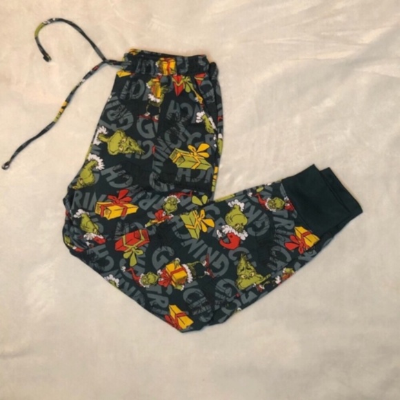 How the Grinch Stole Christmas Dr Seuss Pyjama Bottoms - Picture 2 of 6